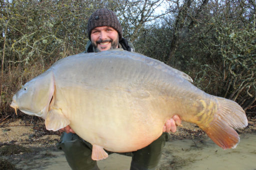 Romeo Eyl angelt auch im Winter sehr erfolgreich mit Dickenmittel 2.0 Boilies an großen Stauseen in Frankreich