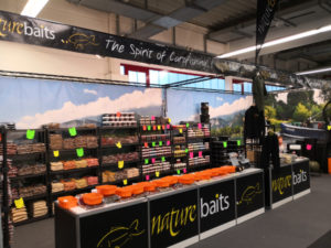 Messestand von Naturebaits