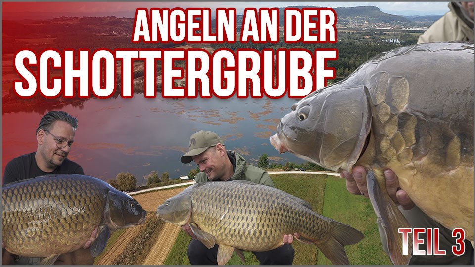 Jan Brauns und Josef Dohr angeln mit Dickenmittel Boilies an der Schottergrube in Österreich - Teil 2