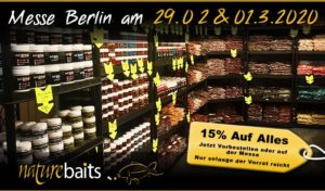 Naturebaits kommt 2020 mit vielen Messe-Angeboten auf die Carp Expo Germany bei Berlin