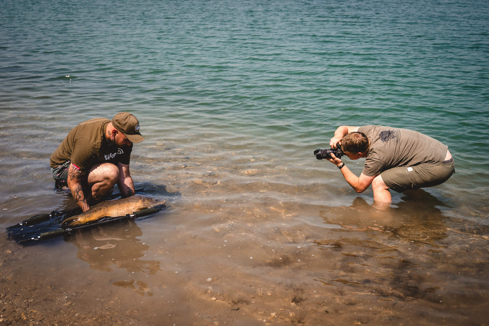 Sebastian Brandt fängt große Baggerseekarpfen auf Naturebaits Boilies in Sachsen-Anhalt