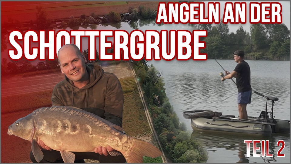Jan Brauns und Josef Dohr angeln mit Dickenmittel Boilies an der Schottergrube in Österreich - Teil 2