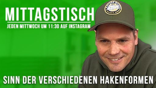 Mittagstisch 5 - Jan erklärt für welche Zwecke man welchen Haken braucht.