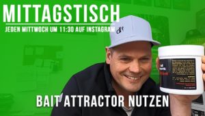 Jan Brauns lädt wieder zum Mittagstisch. Im zweiten Video dreht sich alles um den Bait Attractor.