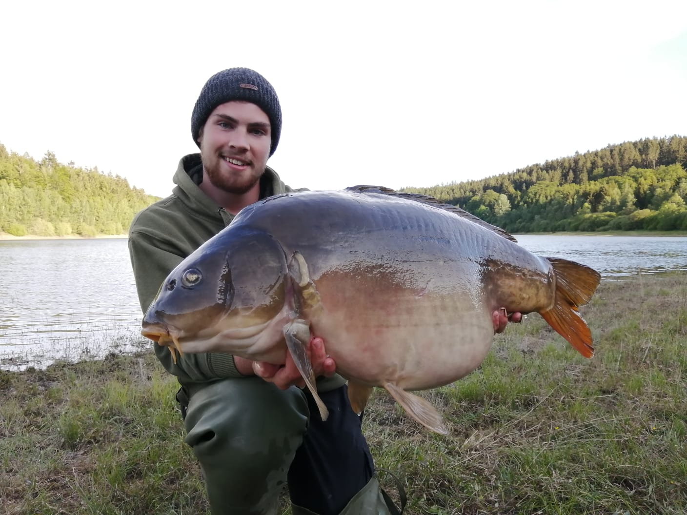 Tom Zimmermann angelt mit Naturebaits Boilies sehr erfolgreich an großen deutschen Talsperren