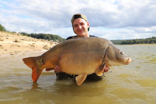 Christian Wolf beangelt französische Stauseen auch übers Wochenende sehr erfolgreich mit Graf Cocs und Dickenmittel Boilies von Naturebaits