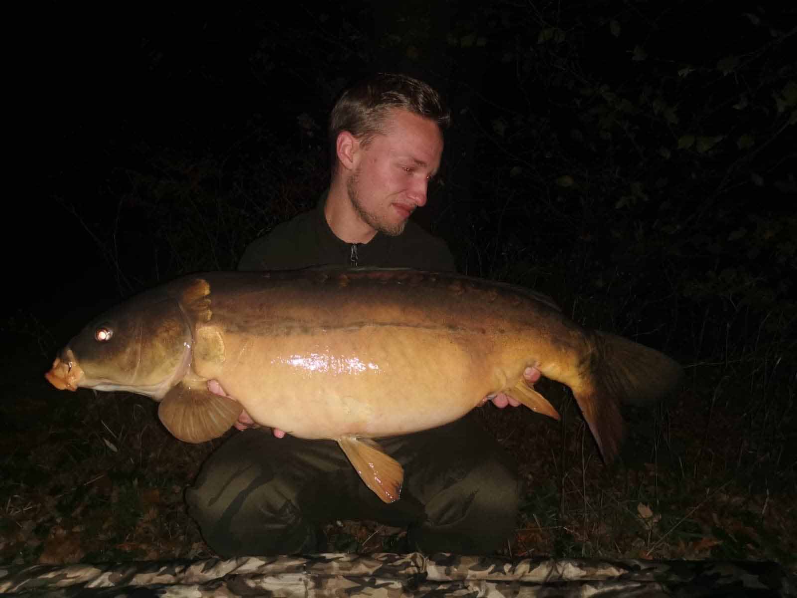 Alexander Pöhlker fing 2020 über 200 Karpfen auf P-Mix Boilies von Naturebaits